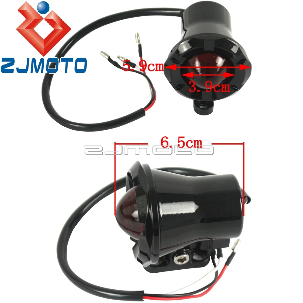 Полировка мотоциклов светодиодные задние светильник хвост Стоп задний фонарь