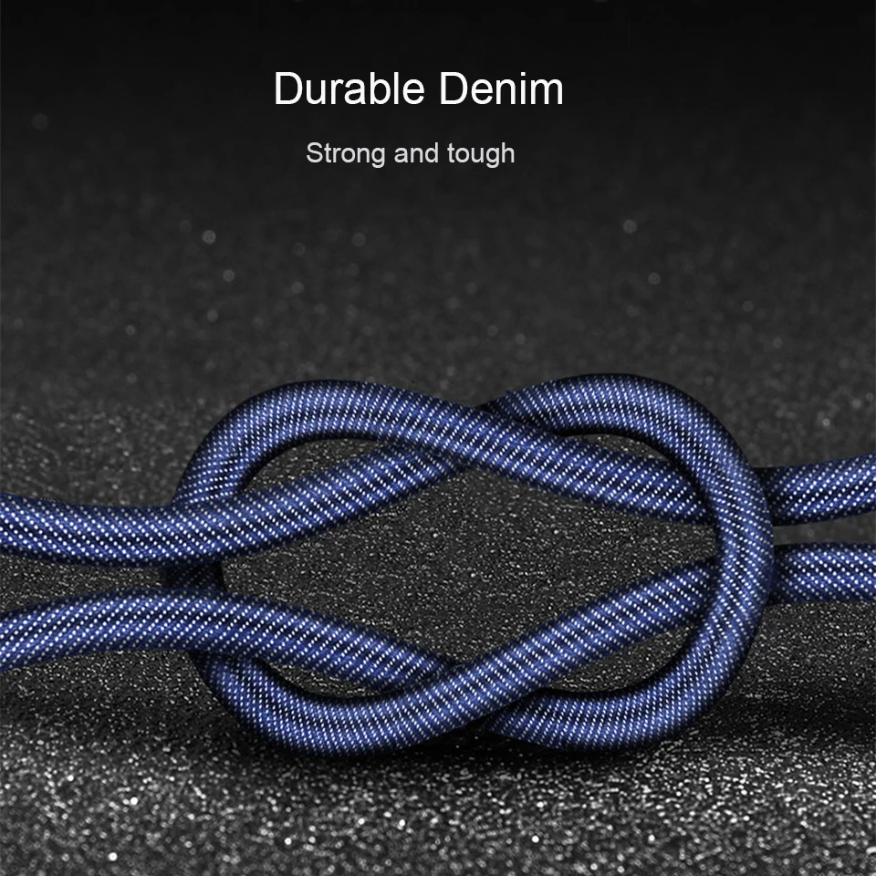 Светодиодный светильник USB кабель type C 5A Быстрая зарядка для huawei xiaomi samsung прочный Quick Charge QC 3,0 зарядный кабель джинсовая ткань
