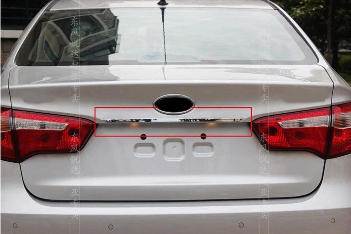 

Хромированная Задняя Крышка багажника для Kia Rio/K2 2011-2012 4dr ABS