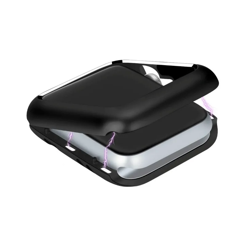 Магнитный адсорбционный Алюминиевый металлический чехол для часов Apple Watch 5 4 3 2 1 38 мм 42 мм 40 мм 44 мм чехол для iWatch Магнитный чехол-бампер