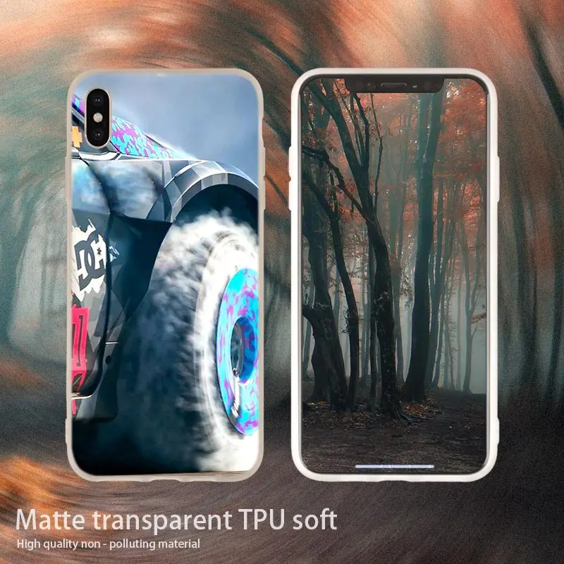 6 soft case Автомобильный скоростной Йокогама дрейф Мягкий силиконовый чехол для телефона чехол для iPhone 11 Pro 7 8 Plus XR XS Max 4 5 5S SE 6 6s Funda Etui чехол s - Цвет: 6 soft case