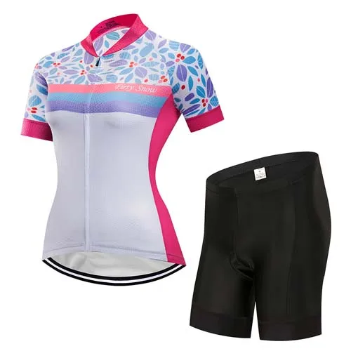COLOR 1 Женский комплект Джерси для велоспорта mtb велосипедная одежда профессиональная команда форма для триатлона Летнее спортивное платье китайский бренд шоссейный велосипед Топы для гонок - Цвет: COLOR 1