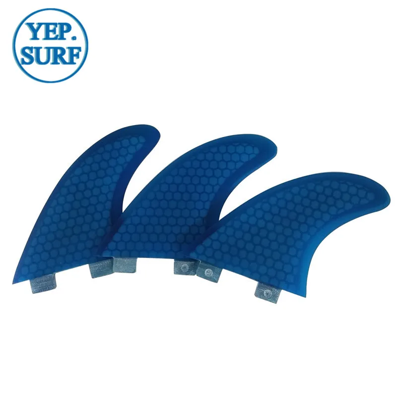 Фиолетовый Barbatanas quilhas de Surf FCS G5 стекловолокно фасетчатый Киль вспомогательная доска плавник три набора из углеродного волокна плавники для серфинга - Цвет: Фиолетовый