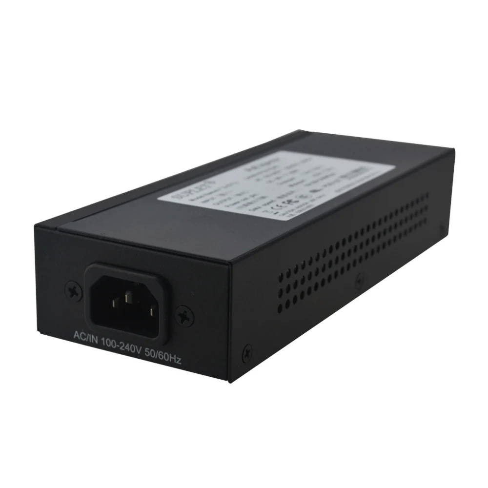 LAS60 57CN RJ45 инжектора POE для Hik ip купольной камеры Hi PoE инжектор AC 100 240 В DC 56 в 100/1000