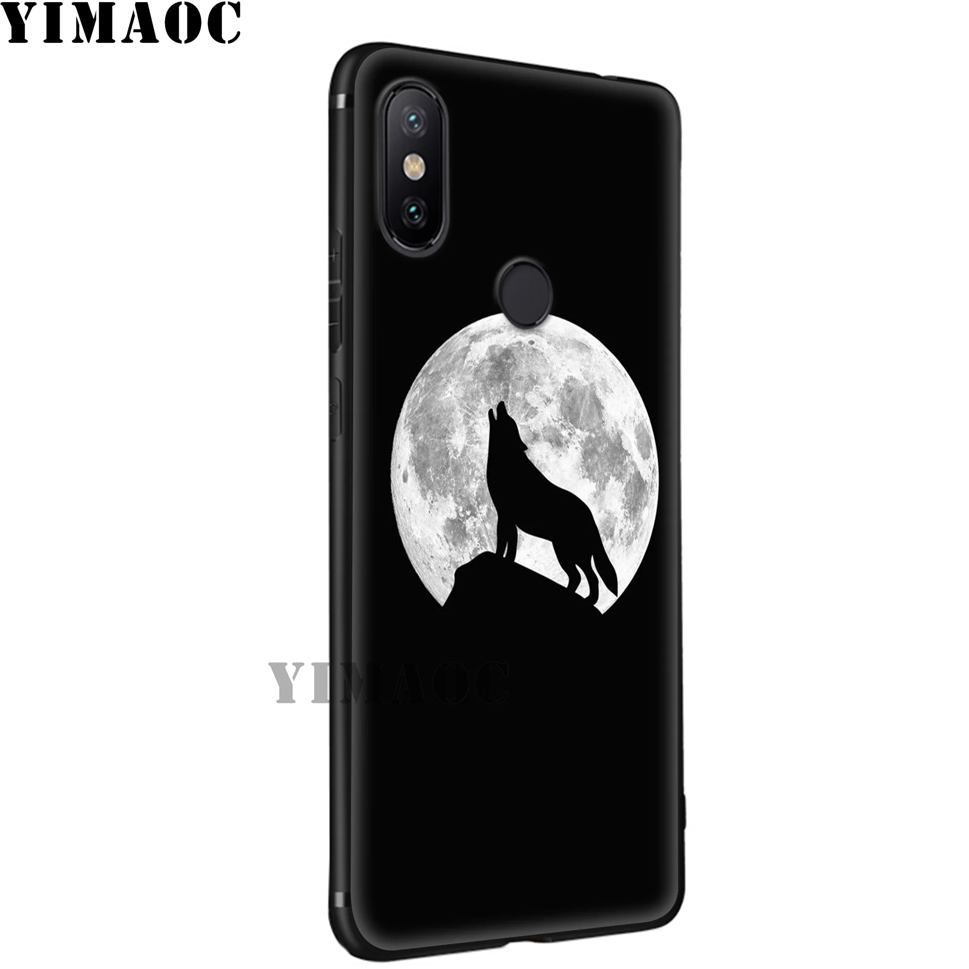 YIMAOC Wolf Art Cool Soft Silicone Case for Xiaomi Redmi 7A Note 7 6 6A 5 4 4X 4A 5A S2 Plus K20 Pro Lite |