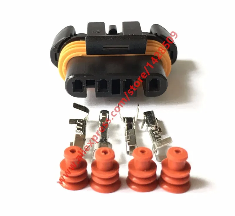 10 комплектов автомобильный коннектор Delphi серии 12186568 с 4-контактным разъемом для