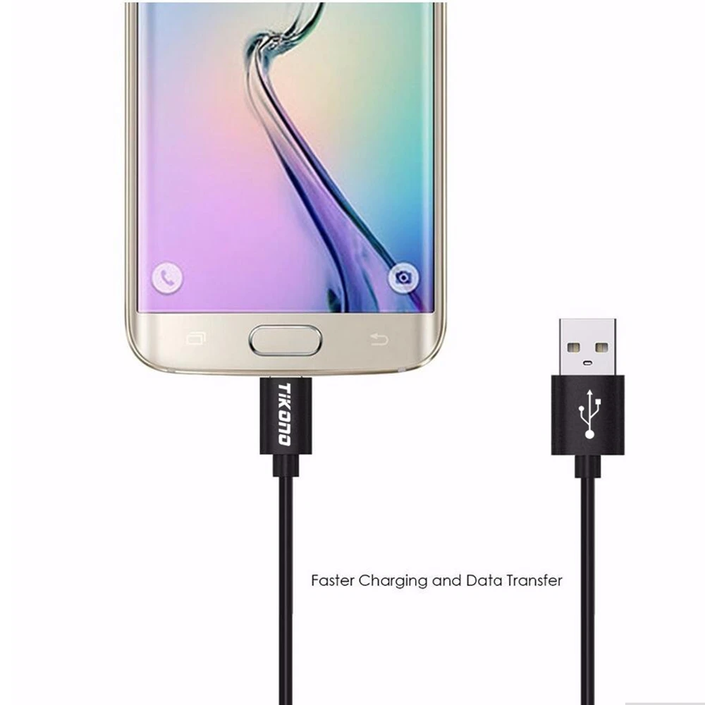 Кабель Micro USB Tikono 5 шт./лот 1 м кабель для синхронизации данных и зарядки телефонов