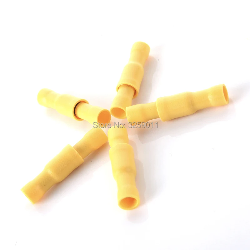 Обжимные клеммы стыковой соединитель штекер гнездо предварительной изоляции 12 10