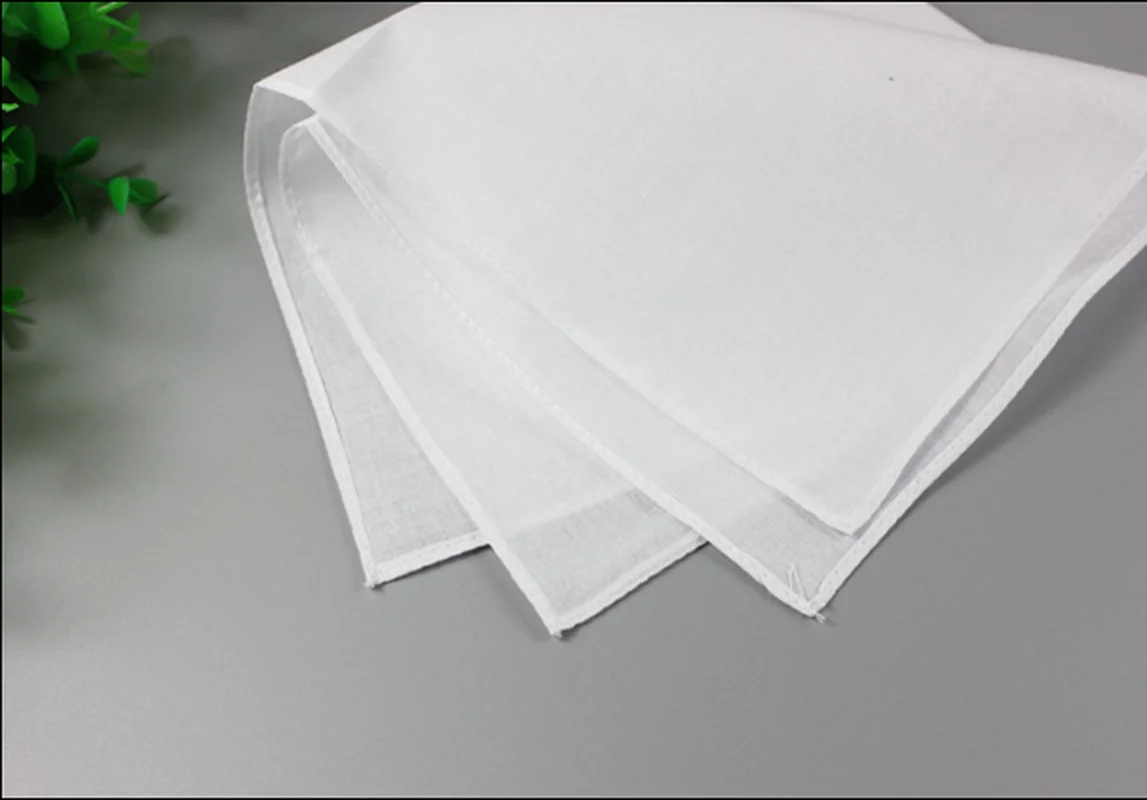 5 шт./компл. ручная работа граффити хлопок чистый белый платок DIY кружевной