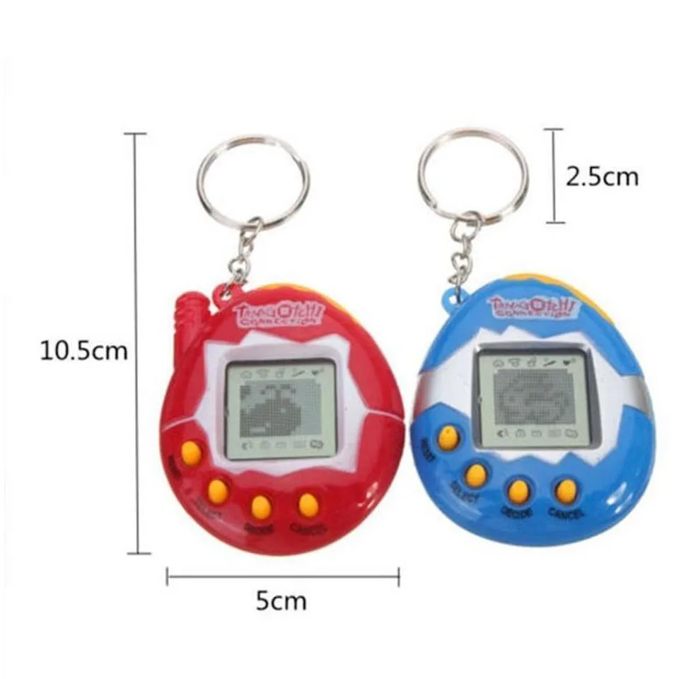 1 шт. tamagochi яйцо Форма виртуальный кибер-цифровой Домашние животные Электронная цифровой e-животное Ретро Забавные игрушки ручной Игры Pet машины игрушки