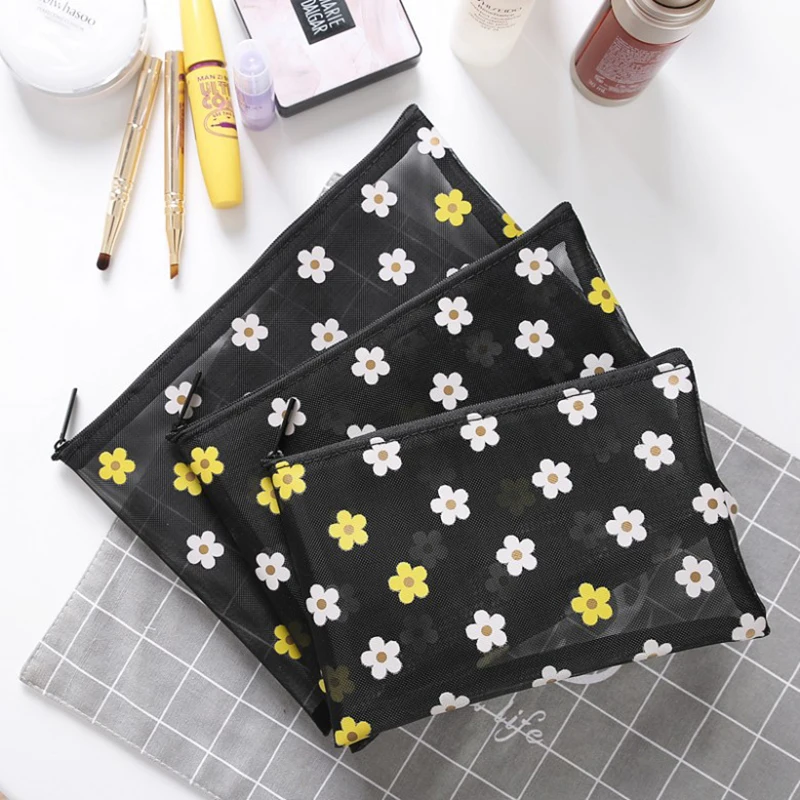 3 шт. женская косметичка модный органайзер для макияжа на молнии Сумка Для