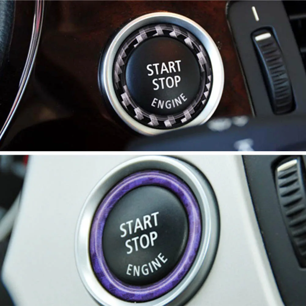 Кнопка включения выключателя двигателя автомобиля замена крышки для BMW