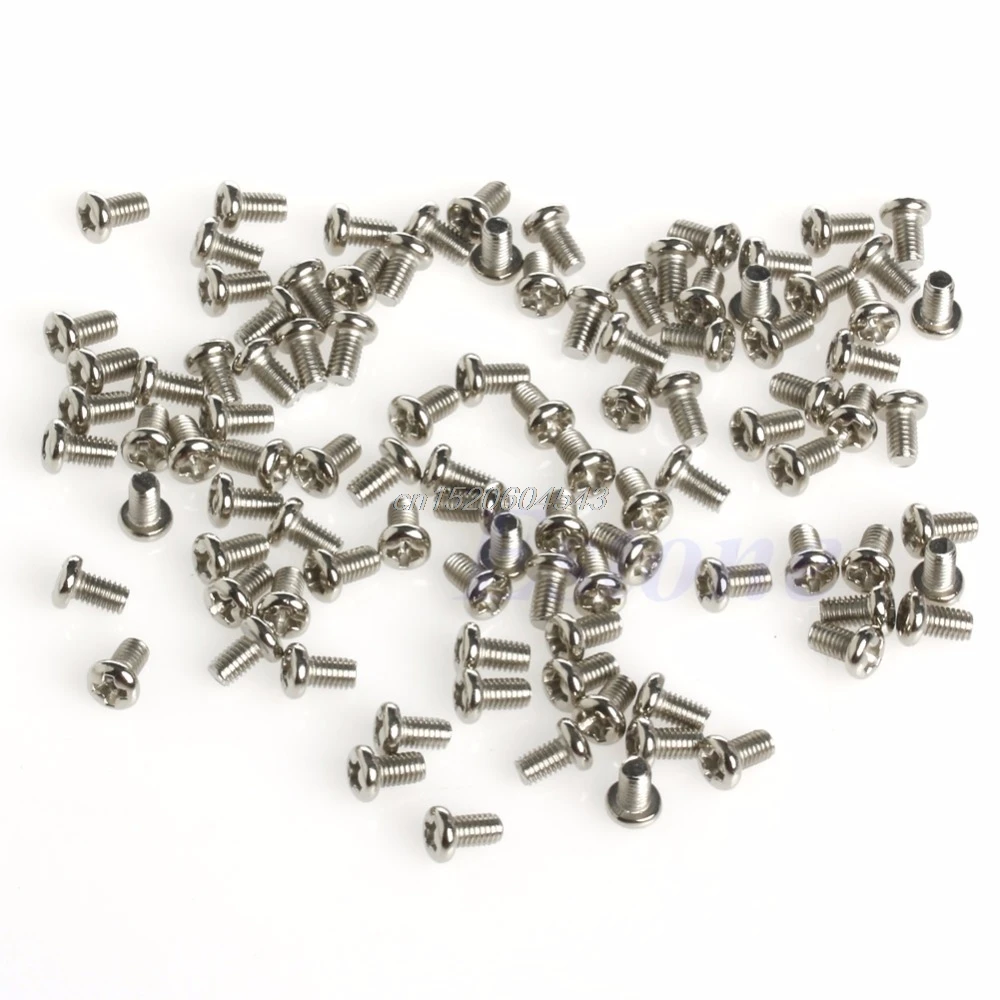 100 шт. метрический Винт с головкой Phillips M3x5mm для 2 5-Дюймовых HDD SSD-дисков материнская