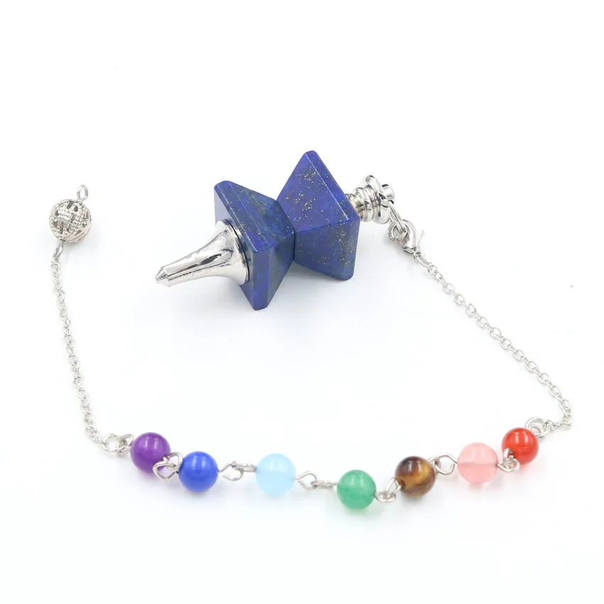 Оптовая продажа 10 шт./партия искусственные камни двойная пирамида заклинание