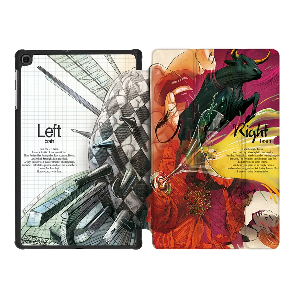 SS13 MTT Graffiti Case For Samsung Galaxy Tab A 10.1 inch SM-T510 T515 Slim PU Leather Flip Fold Stand Tablet Cover coque - Color: SS13