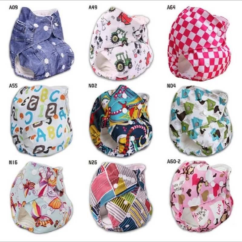 Детские полиэфирные моющиеся тканевые подгузники детские с карманами