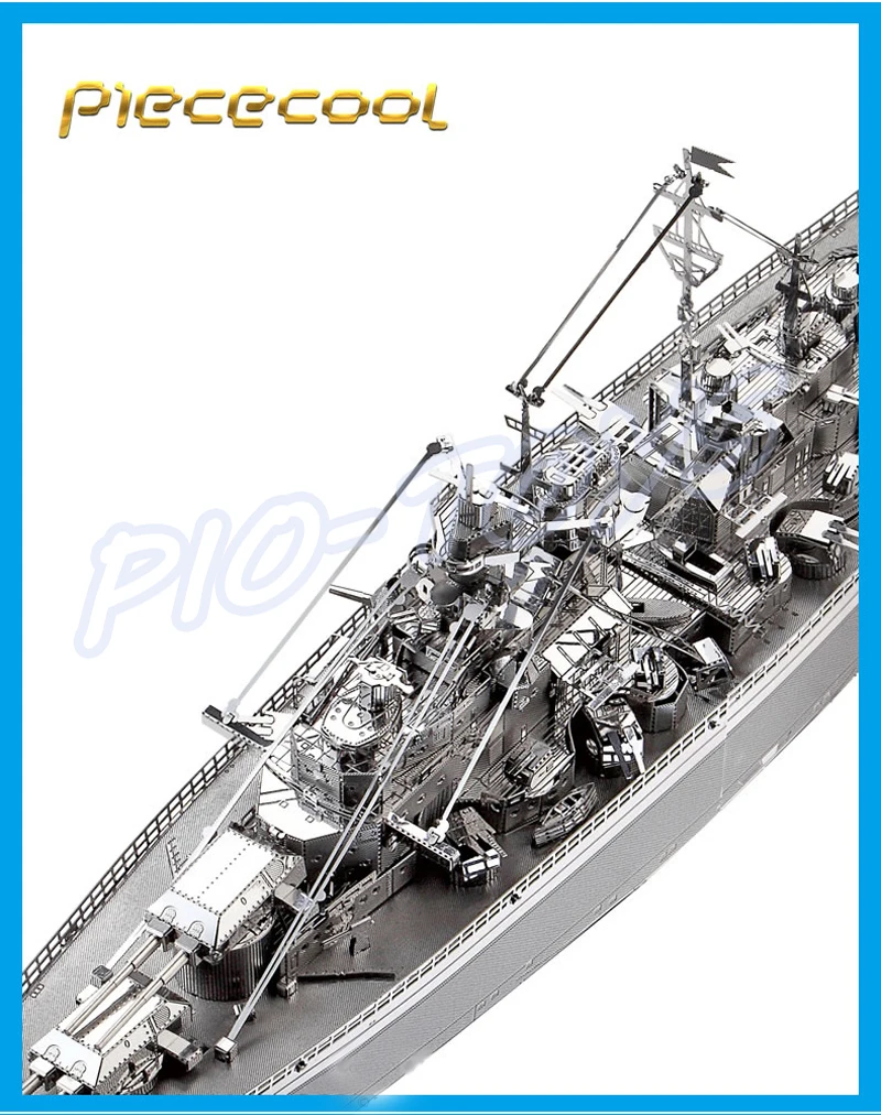 Новое поступление подарок Бисмарк линкор 3D модель металлическая Сборка DIY