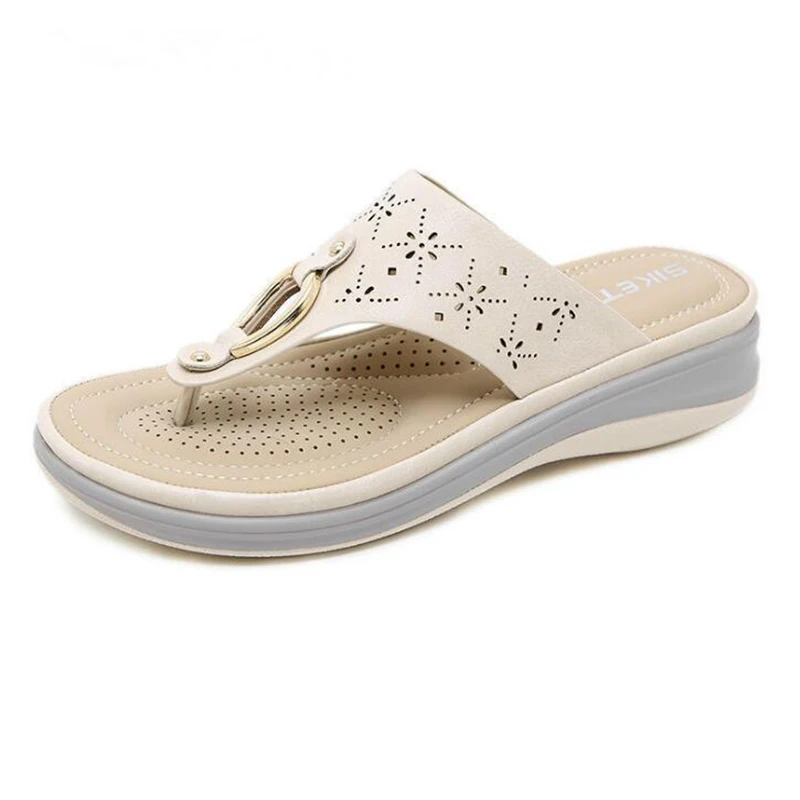 Сандалии женские летние повседневные массажные шлепанцы пляжные сандалии