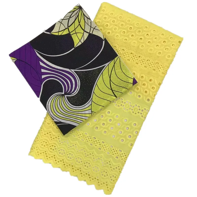 Хлопок Анкара Африканский Воск принты ткани Анкара ткань+ оранжевое Африканское сухое кружево ткань швейцарская вуаль с полым дизайном мягкая