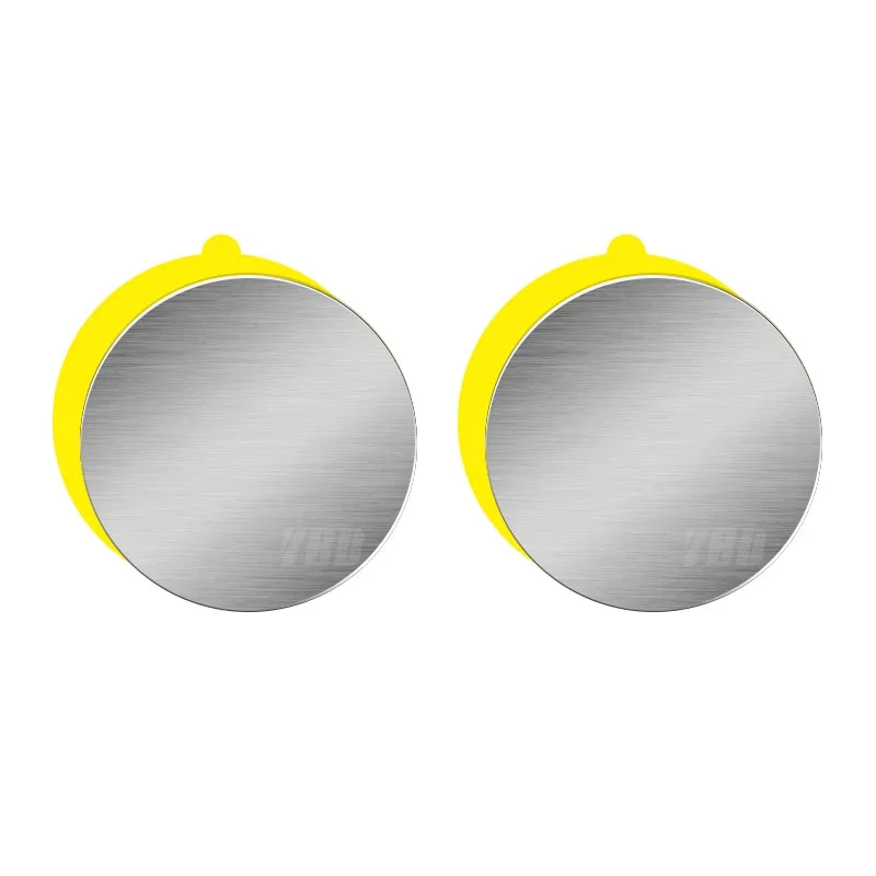 Silver Metal plate YBD магнитный держатель для телефона в автомобиле, gps, крепление на вентиляционное отверстие, магнитная подставка для сотового телефона, держатель для iPhone 7, Xiaomi Pocophone F1, huawei - Цвет: Silver Metal plate