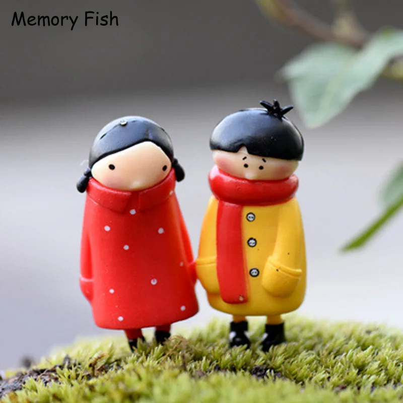 Мультфильм милые куклы мальчиков девочек микро Сад Украшения/сочный Декор