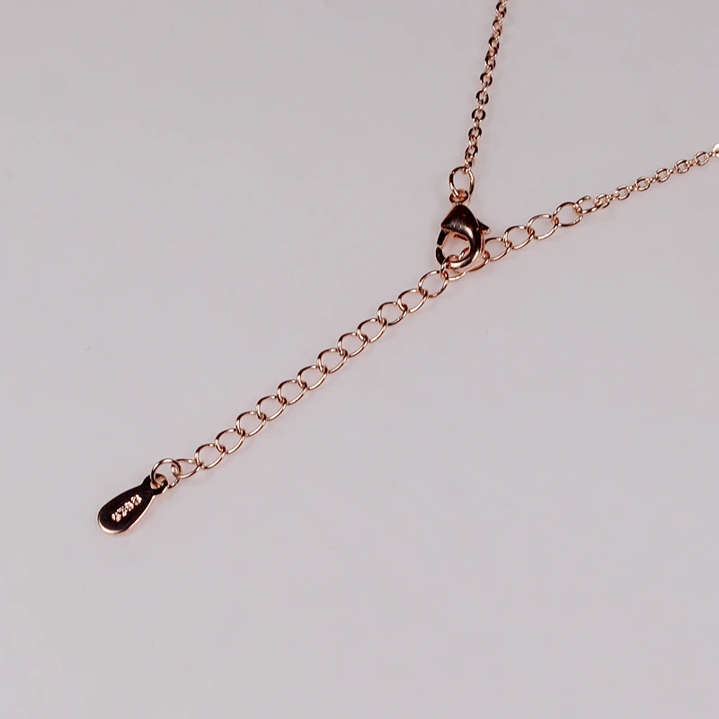 

925 silver necklace simple clavicle chain Custom