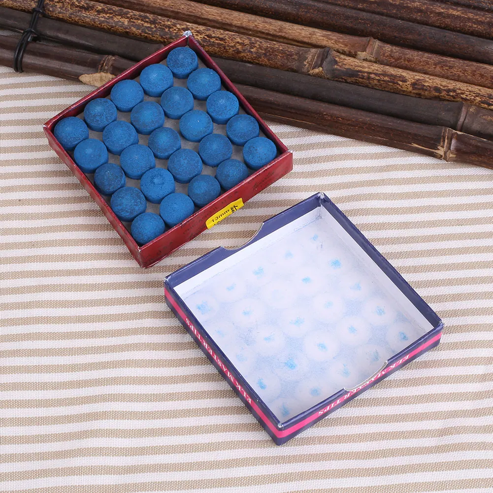 50Pcs 13.0mm Glue-on Pool Durable Professional Billiards Snooker Cue Tips | Спорт и развлечения