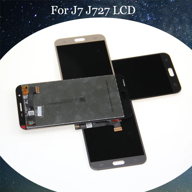 ЖК дисплей сенсорный экран для Samsung Galaxy J7 LCD 2017 J727 SM J727P J727V дигитайзер сборка