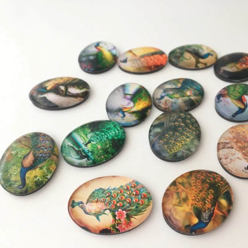 Бесплатная доставка (14 шт./лот) милые животные Хрустальные стеклянные магниты на