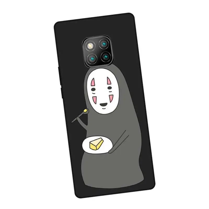 N357 No Face Man черный силиконовый чехол для huawei mate 8 9 10 20 30 Lite Pro |
