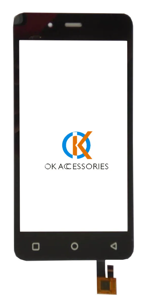 4.7 Inches For Micromax Canvas Spark Q380 Touch Screen Digitizer Black White Color With Tape 1PC/Lot | Мобильные телефоны и