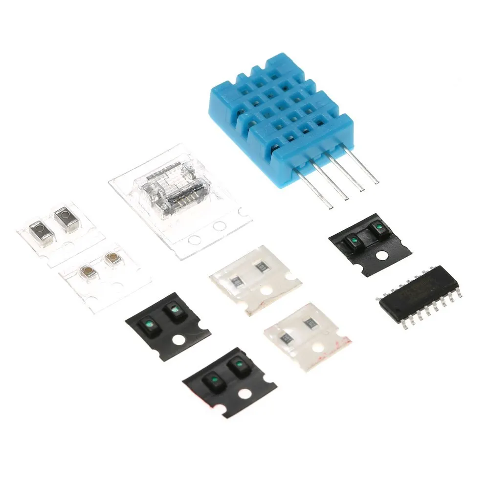 

Environment Detector PM2.5 DIY Kit Air Quality Monitor with Transparent Case LCD laser sensor& DHT11 temperature humidity sensor