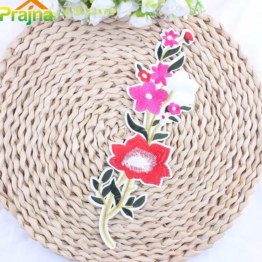 ZOTOONE 1 шт. красная роза дешевая блестящая аппликация вышивка наклейки для