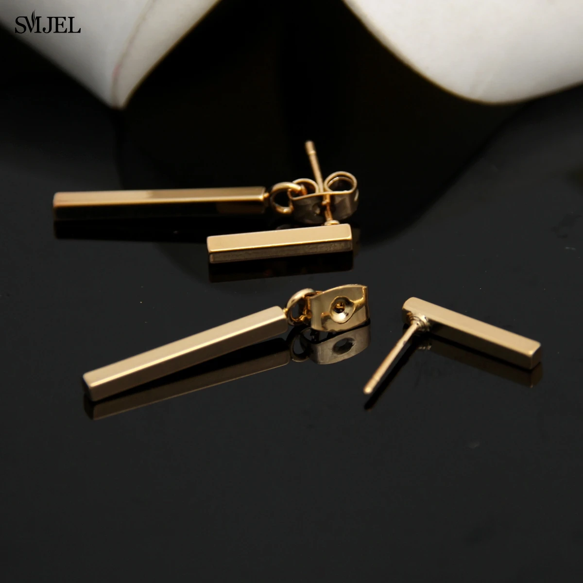 Женские серьги SMJEL капельки T Bar с геометрическим узором модель S140 2017|earrings for|dropping