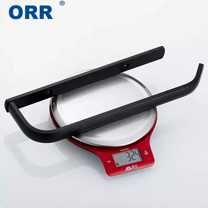 Настенное крепление черный матовый активный алюминиевый держатель для