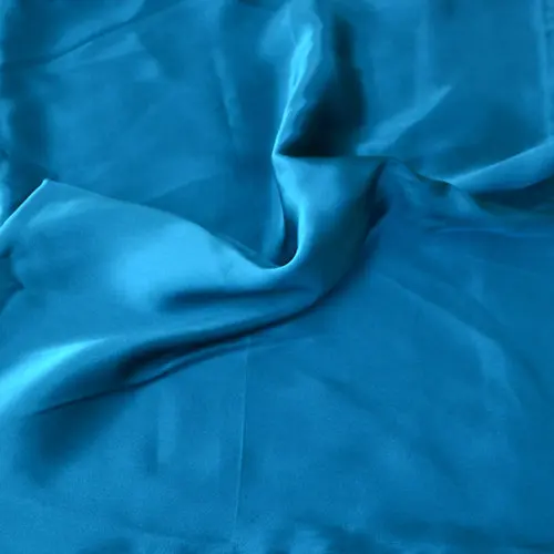 Peacock blue Шелк тутового шелкопряда простыня глубокая 40 см мягкая плоская простыня разных цветов разных размеров - Цвет: Peacock blue