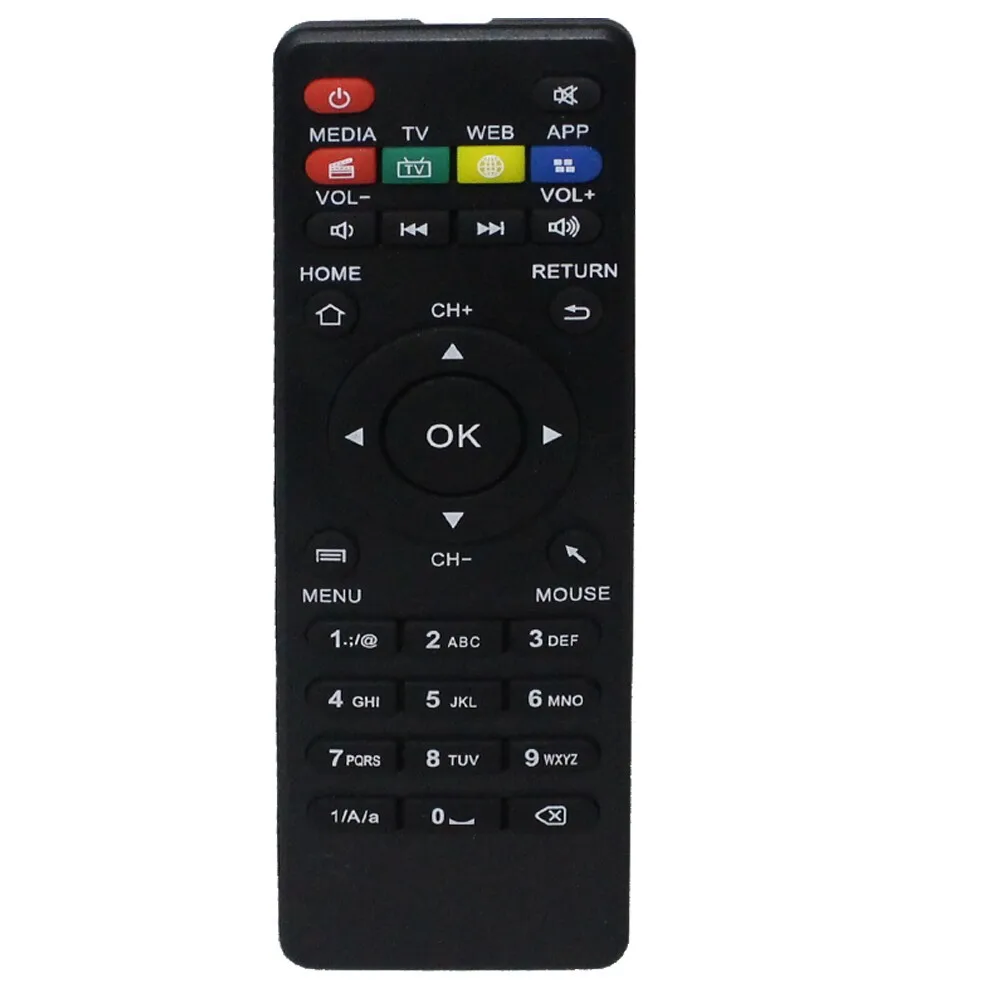 Черный пульт дистанционного управления для ПК CS918 MXV Q7 Q8 V88 V99 Android 4 Smart TV Box черная Беспроводная ТВ