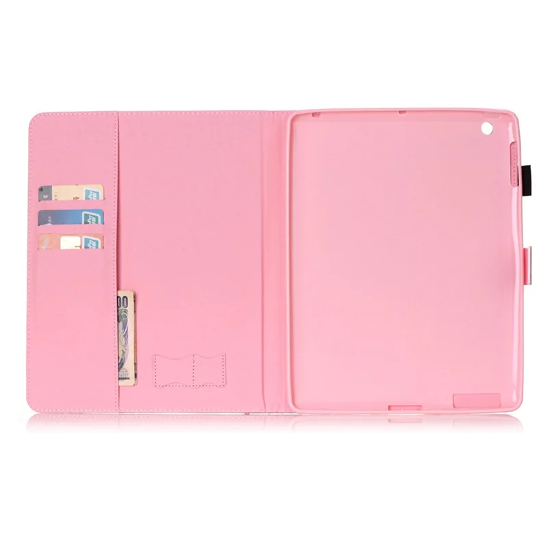 Чехол для Apple iPad2 3 4 Детский милый чехол планшета из искусственной кожи флип-чехол