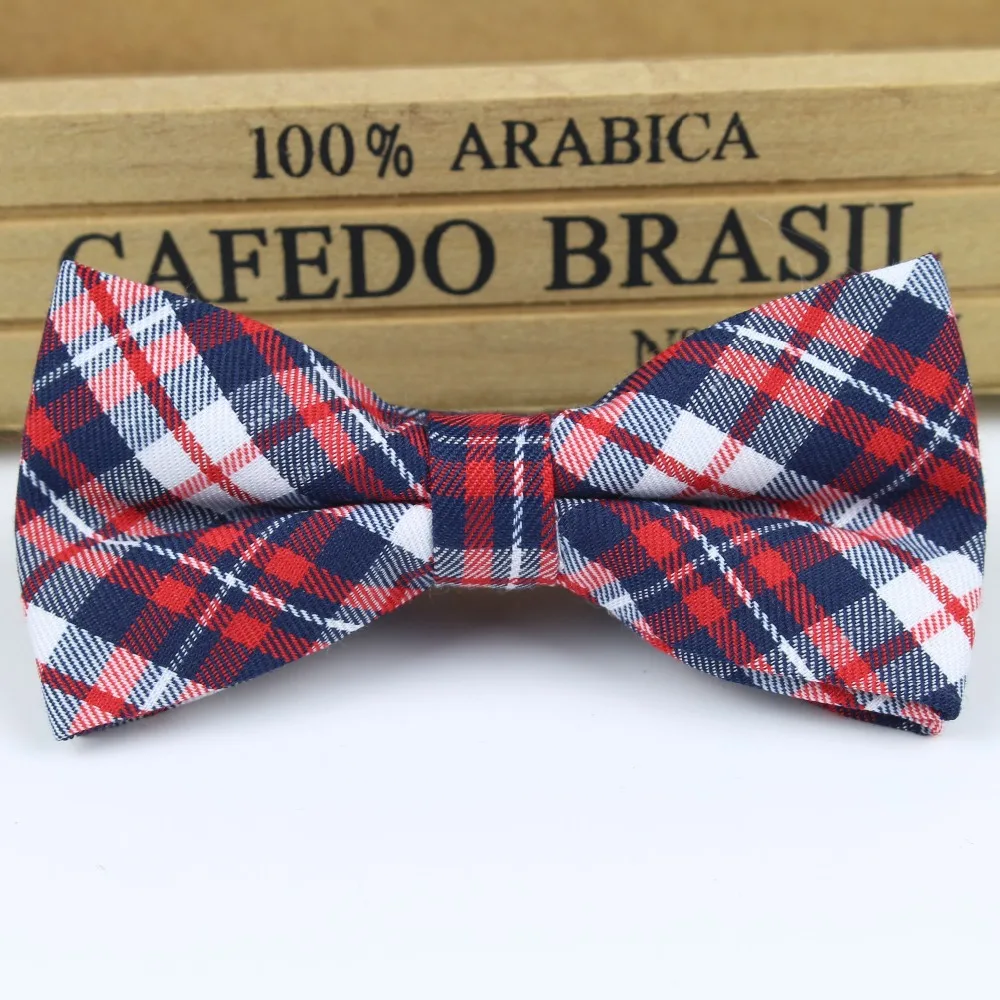 Детский модный формальный хлопковый галстук бабочка Детские классические