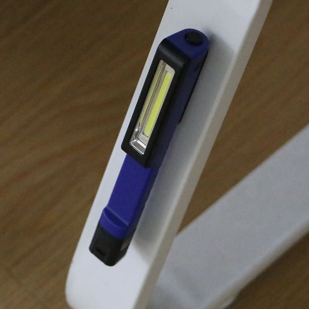 Многоцелевой мини-cob led аварийный фонарик работает легкий магнит карманный зажим супер-яркий Кемпинг Ручка-Фонарик лампы
