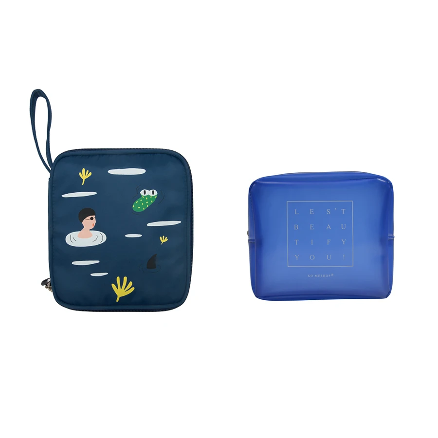 Оригинальные Водонепроницаемые комбинированные косметички набор 1 + для девочек