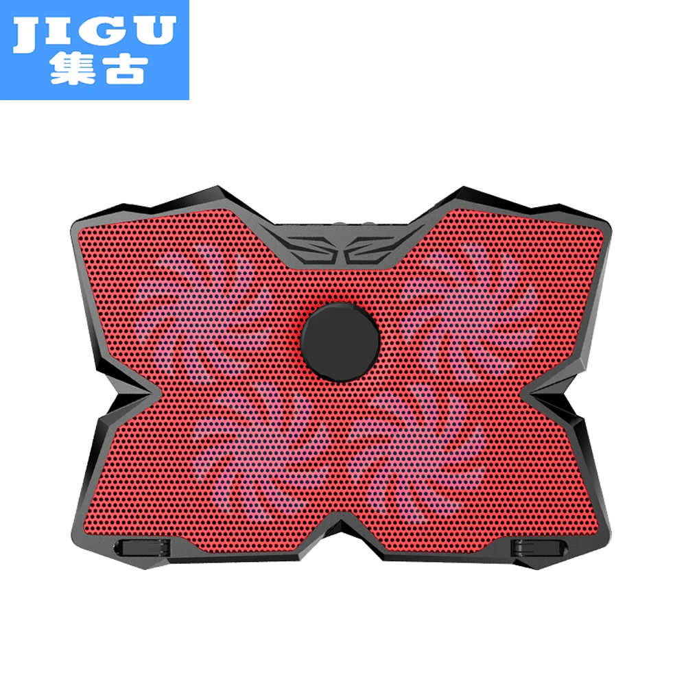 JIGU 4 вентилятор 2 USB охладитель для ноутбука воздушный вытяжной охлаждающий кулер
