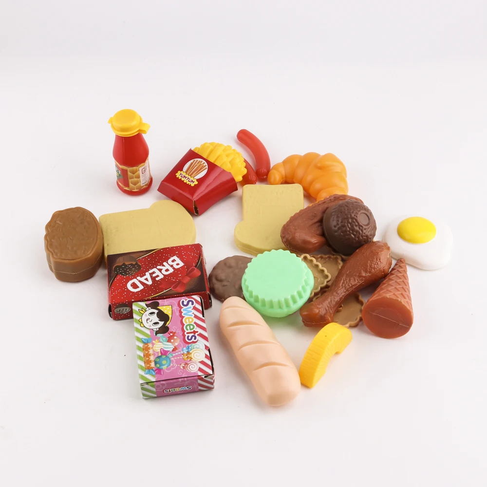 Новый 24 шт. Набор для игры в вкусные лакомства игрушки ролевых игр развивающий