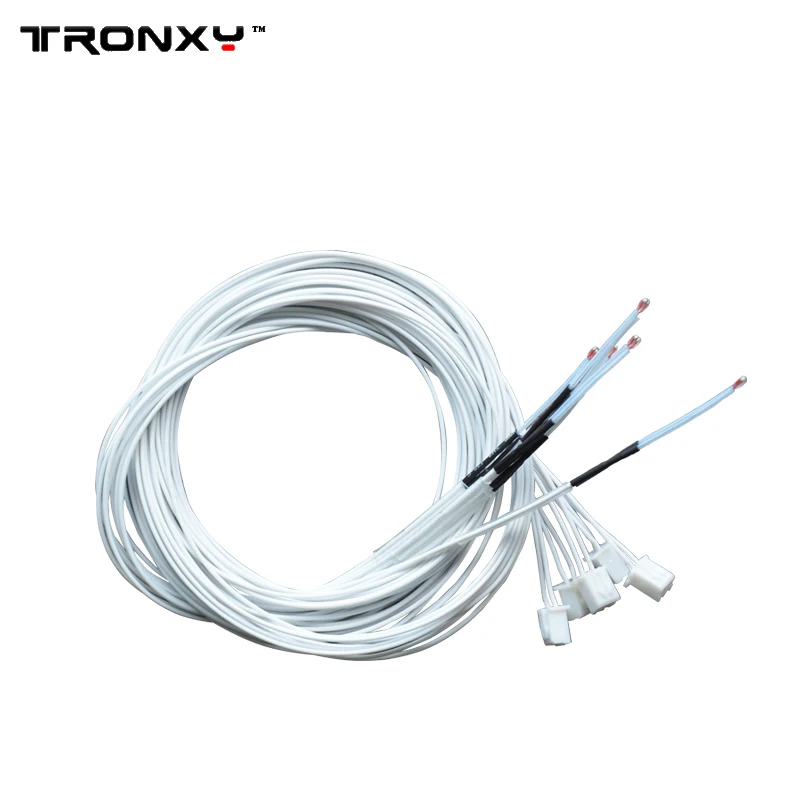 Tronxy 3D принтер части Термистор NTC 3950 100 K Ом термистор 100k 3d комплект