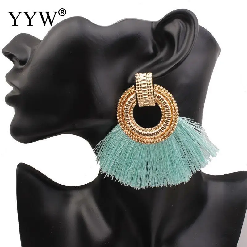 

Boho Drop Earring For Women Tassel Earrings Big Statement Vintage Dangle Earring