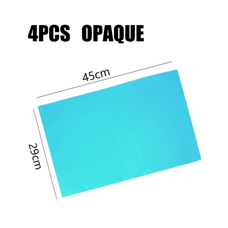 4pcs Blue 4 шт./компл. органайзер для холодильника Водонепроницаемый коврики холодильник Pad антибактериальное обрастания плесени влаги адаптивности Pad Кухня инструмент - Цвет: 4pcs Blue