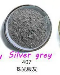 Silver gray 16 цветов Натуральная Минеральная пудра MICA порошок сделай сам для мыла краситель для мыла макияж мыло для век порошок - Цвет: Silver gray
