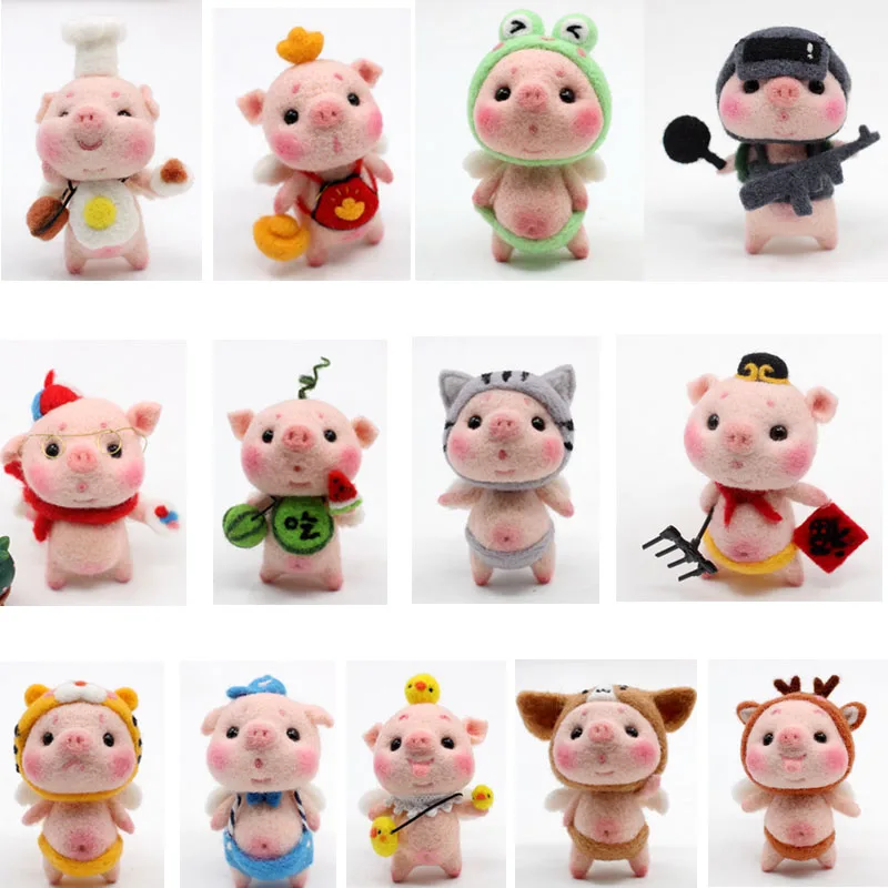 1 Набор шерсти для войлока DIY игловаляние набор животных Шиба ину|Комплект