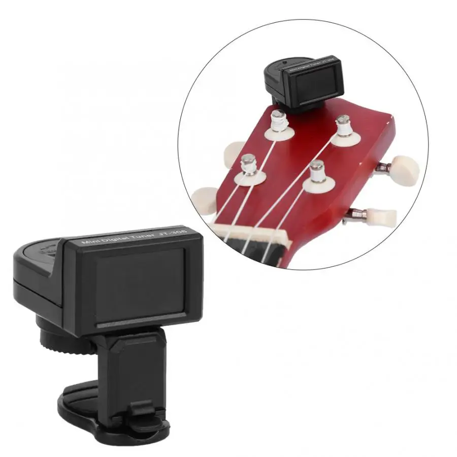 Тюнер для гитары мини тюнер с зажимом и дисплеем Электрический