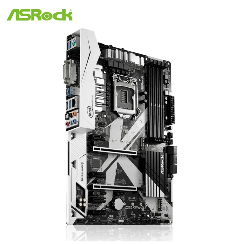 Материнская плата ASRock Z270 убийца для Intel LGA1151 разъем SATA 6 ГБ/сек. ультра M.2 интерфейс